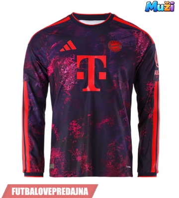 Lacne Muži Futbalové dres Bayern Munich 2026-27 Dlhy Rukáv - Tretina